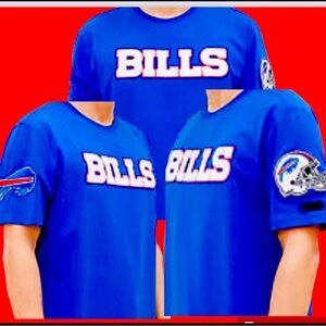 Buffalo Bills Mafia NFL Pro Standard  M Chenille Patch Logo Shirt NWT MSRP $50